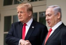 Donald Trump and Benjamin Netanyahu