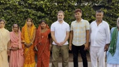 A group of 7 voters from Bihar met the Leader of Oppon in Lok Sabha at his residence and shared their experience of how they were declared dead by the EC a