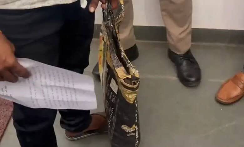 A man carried a stillborn foetus in a bag to the district collectorate