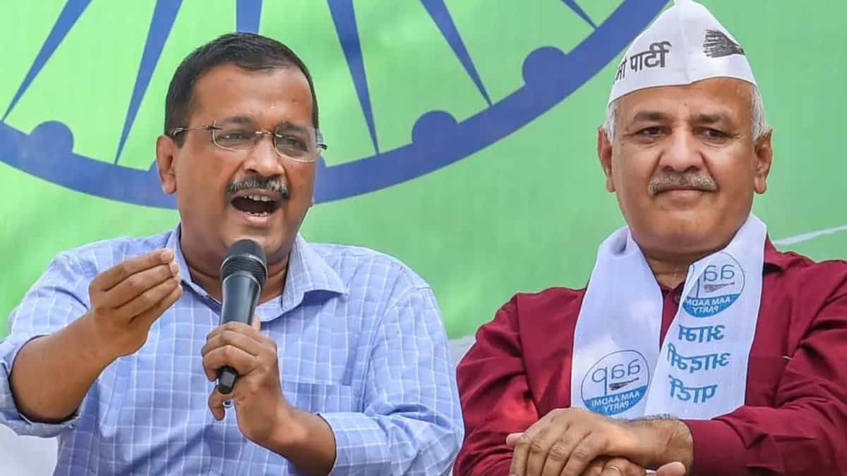 AAP leaeders Arvind Kejriwal and Manish Sisodia