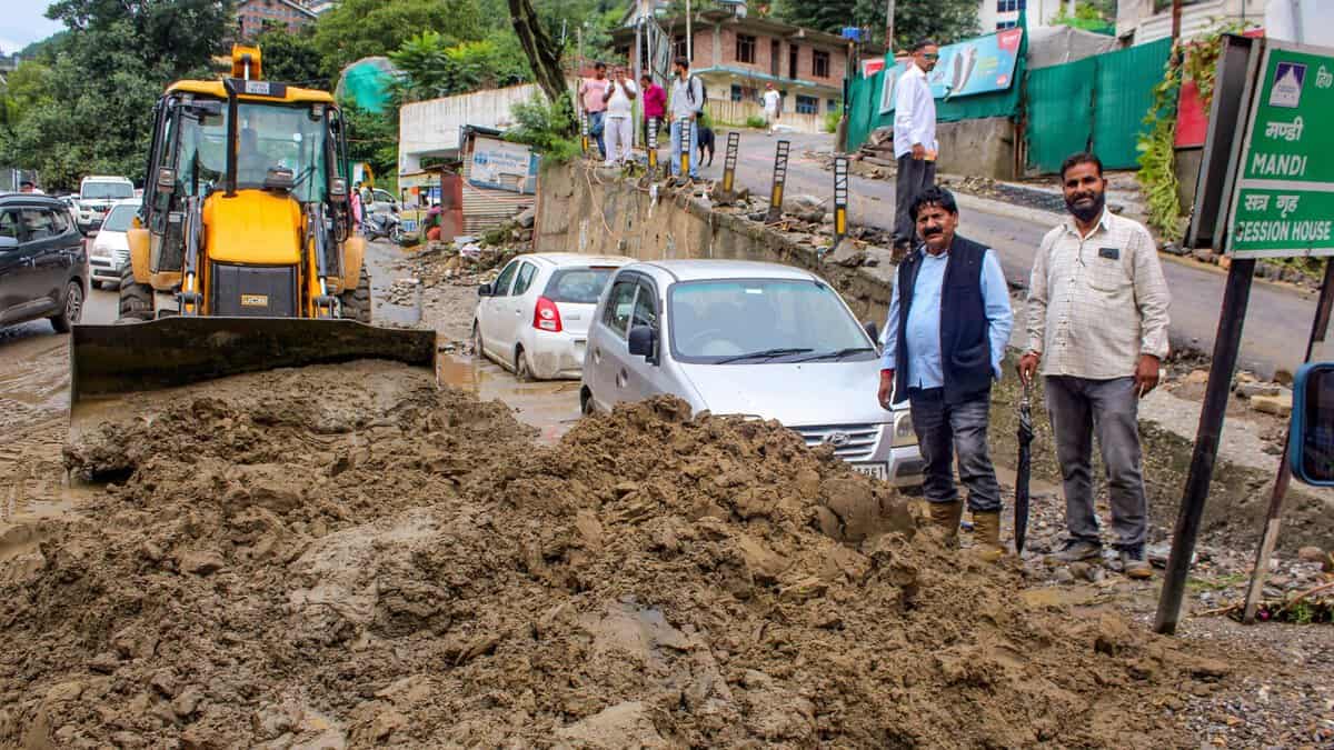 Aftermath of flash floods in HP's Kullu