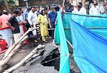 Major Gadwal Laxmi inspects Banjara Hills