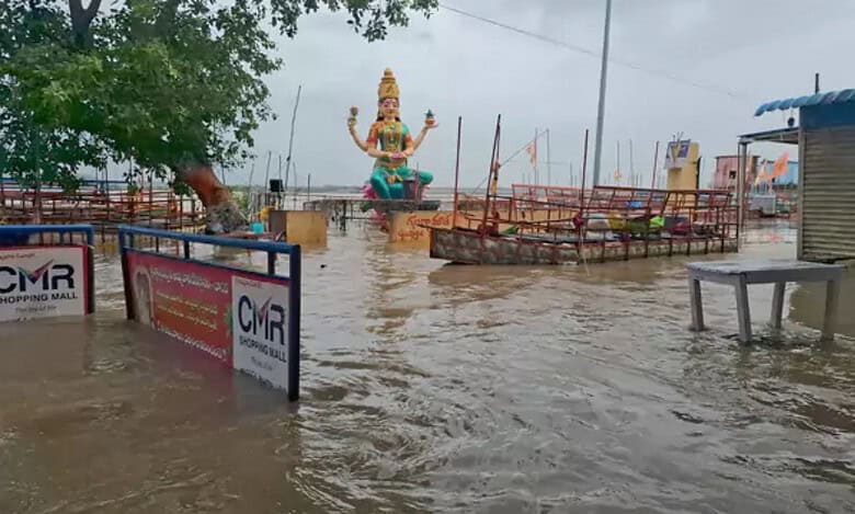 Basar and several villages in Mudhole mandal of Nirmal district flooded.