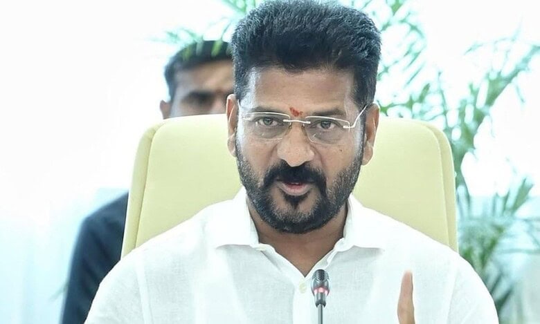 Telangana chief minister A Revanth Reddy hold a review meeting with revenue and housing officials on Bhu Bharati, Indiramma housing schemes in Telangana, on Wednesday, August 13, 2025.