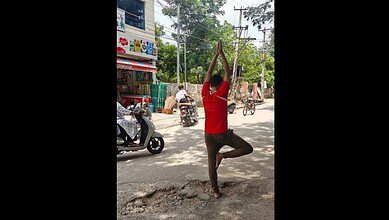 Hyderabad activist protests