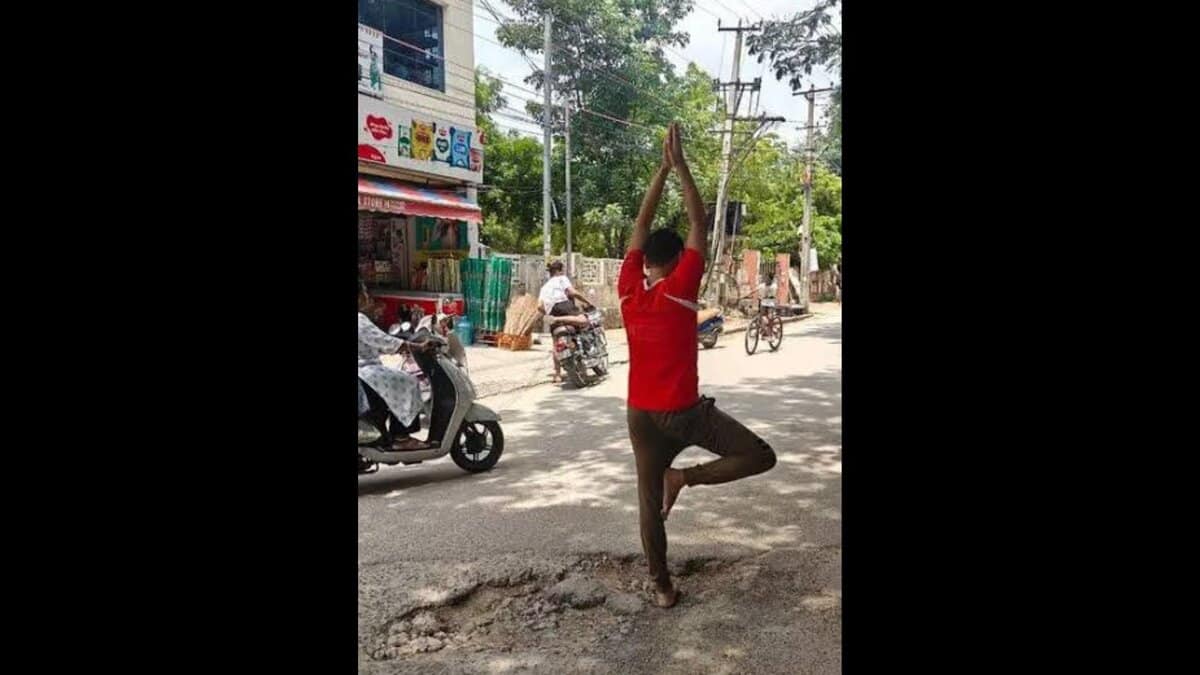 Hyderabad activist protests