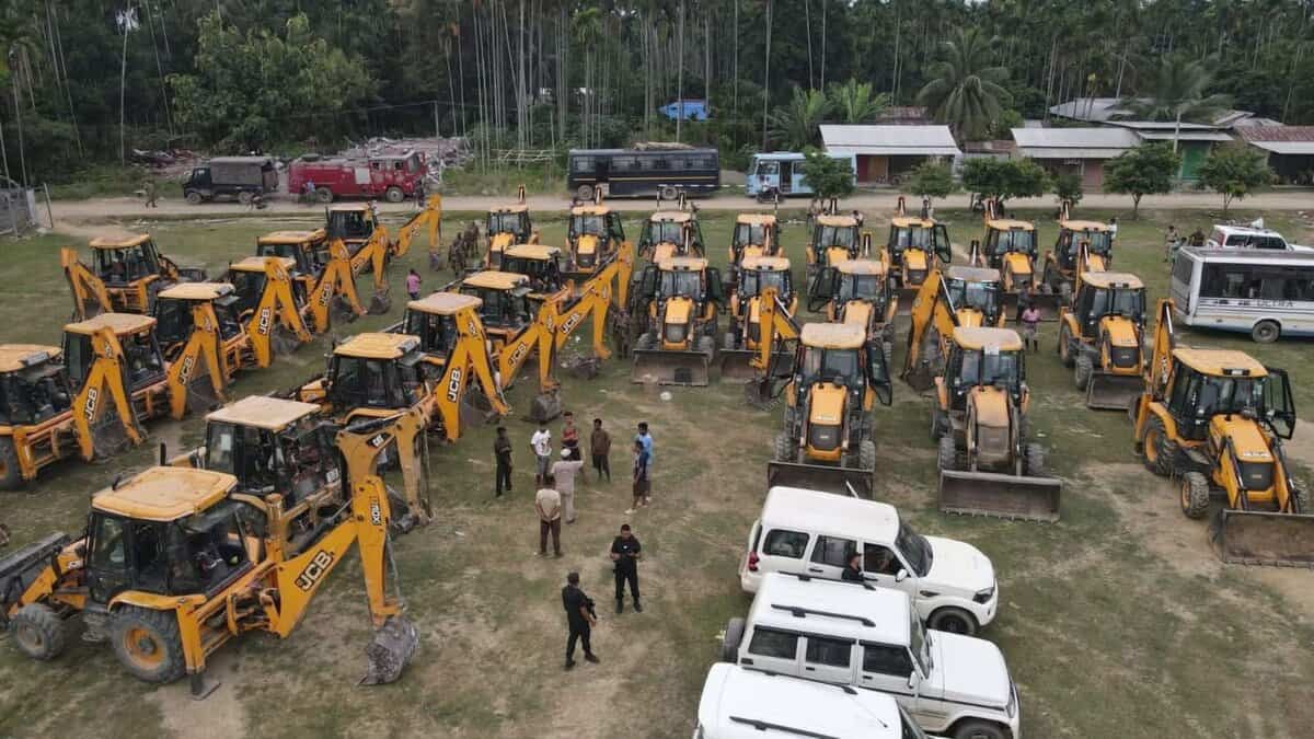 Eviction drive in Uriamghat’s Rengma Reserve Forest