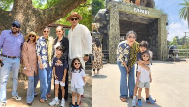 Sania Mirza's family at Hyderabad zoo