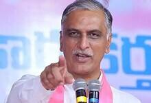 BRS MLA Harish Rao addresses a gathering
