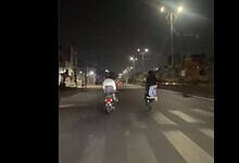 Reckless stunts on Hyderabad roads