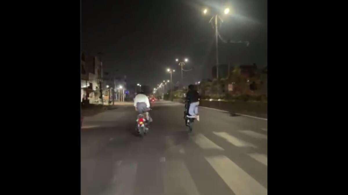 Reckless stunts on Hyderabad roads