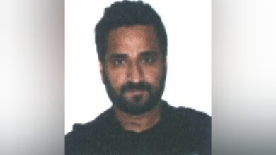 The image of Udit Khullar, accused in a Rs 4.55 crore bank fraud, deported from the UAE.