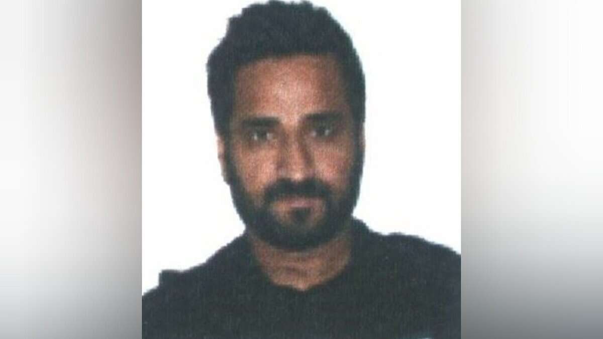 The image of Udit Khullar, accused in a Rs 4.55 crore bank fraud, deported from the UAE.