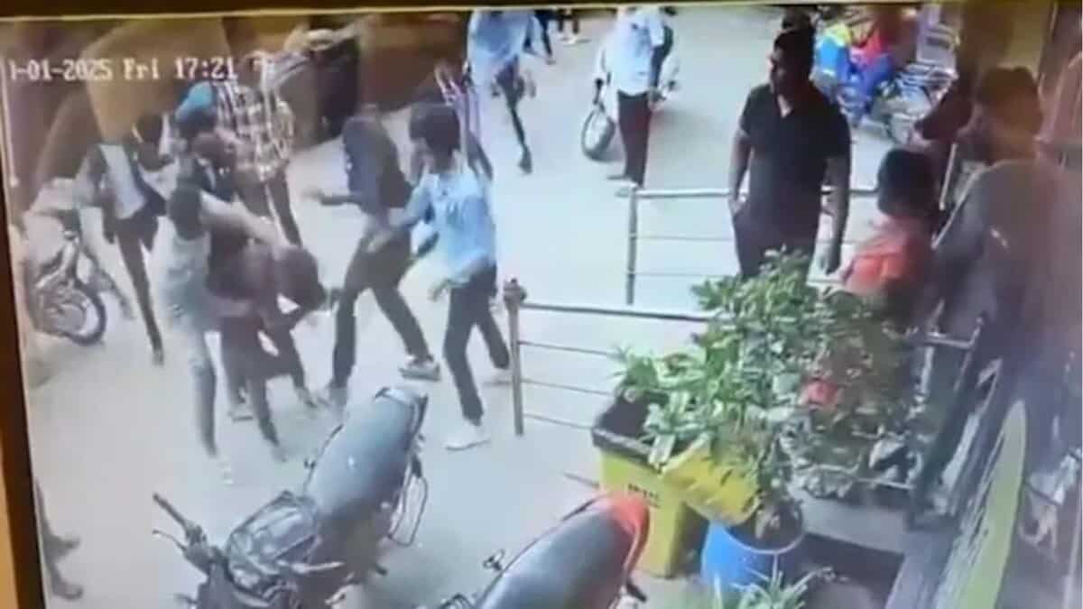 Hyderabad: Violent student clash in LB Nagar caught on CCTV