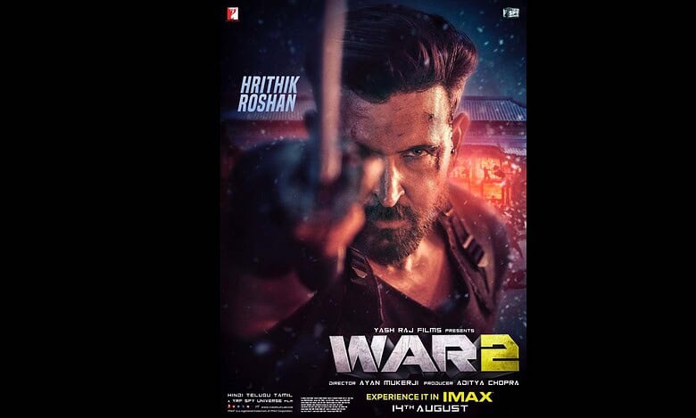 A poster of War 2
