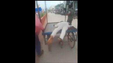 A dead body taken to hospital in Telangana on pushcart