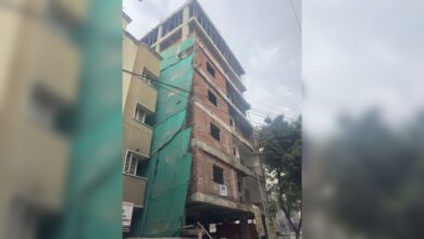 A building in Surynagar Shaikpet