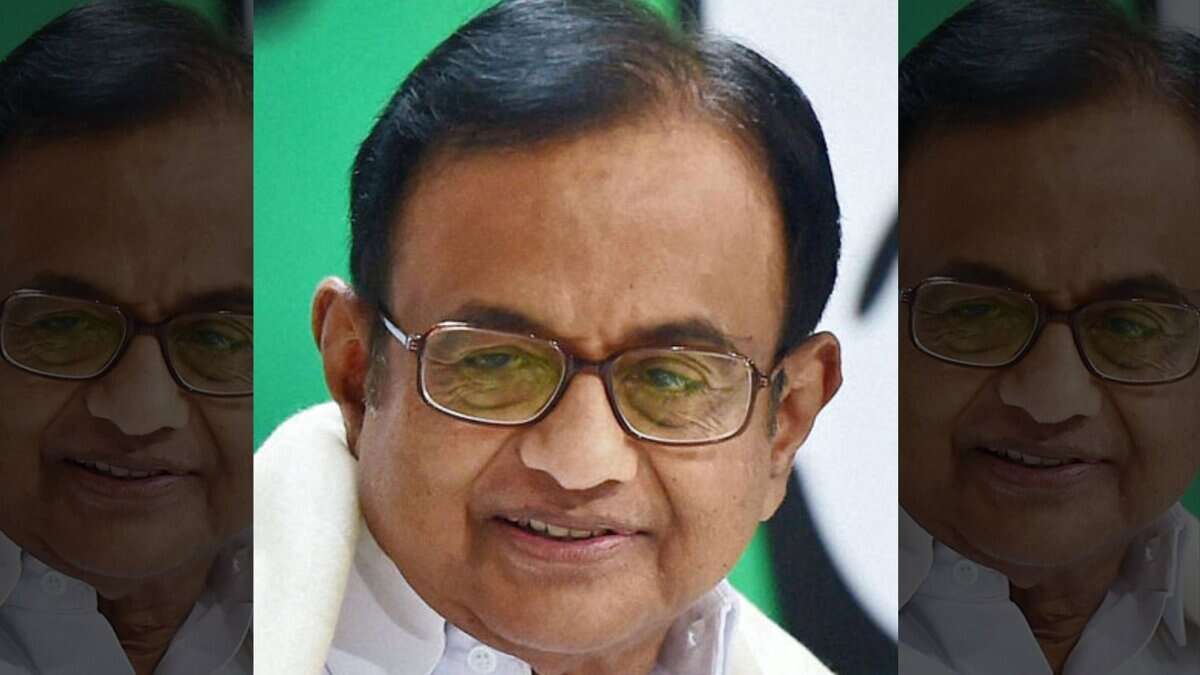 Congress leader P Chidambaram