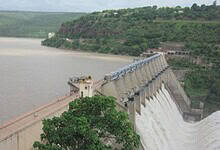 IMD issues red alert for some districts, projects brimming with water in Krishna and Godavari basins on Saturday, August 16, 2025.