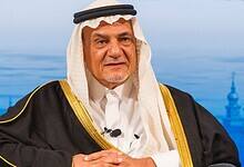 The image of Former Saudi intelligence chief Prince Turki al-Faisal.