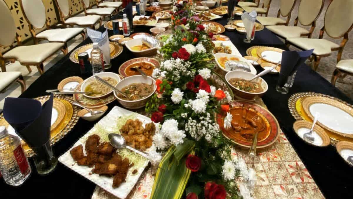 Inside the signature menu of a Hyderabadi Muslim wedding