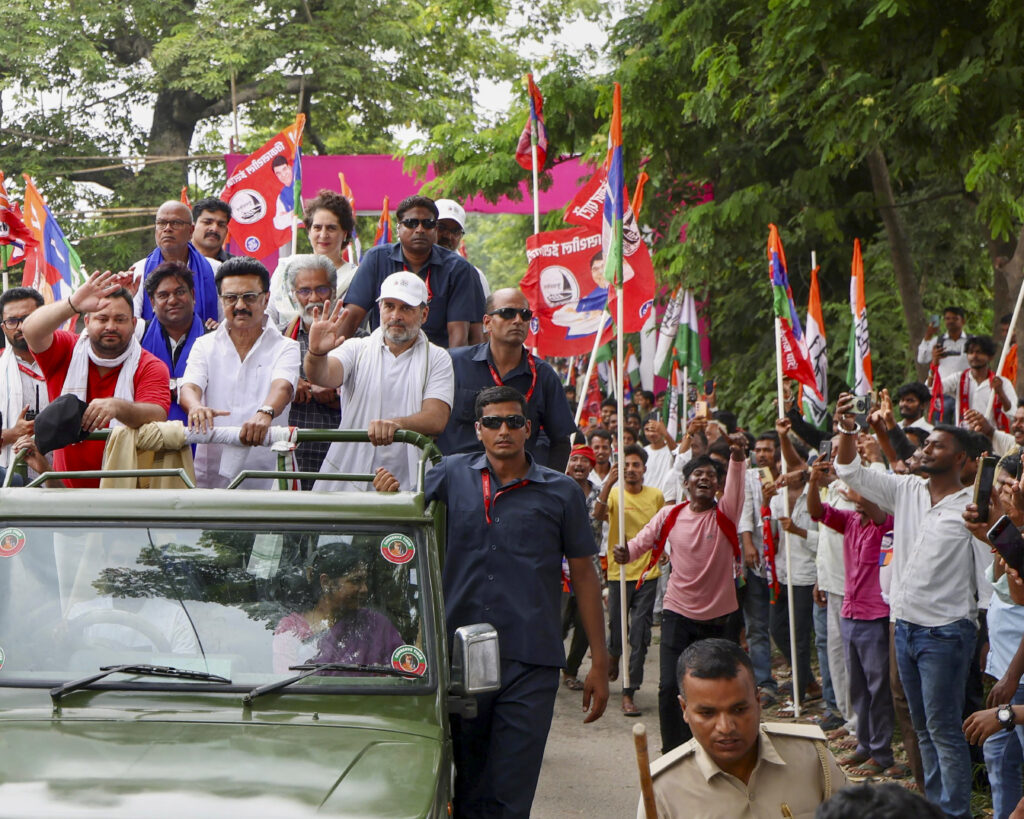 Voter Adhikar Yatra in Bihar