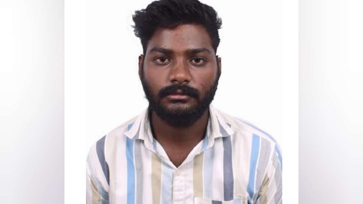 The image of Madhukar Jadav, a Telangana man currently jailed in Abu Dhabi.