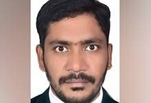 The image of Sanga Suresh, a 33-year-old migrant worker from Telangana.