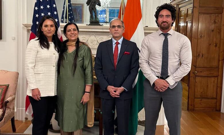 US Vinay Kwatra met Director of National Intelligence Tulsi Gabbard