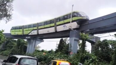 Rescue operations underway after a monorail came to a halt in Mumbai