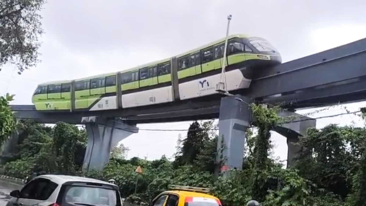 Rescue operations underway after a monorail came to a halt in Mumbai