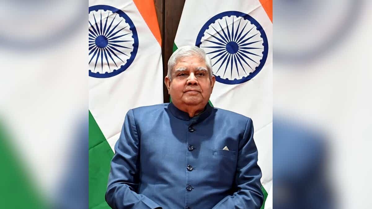 Former Vice President of India Jagdeep Dhankar