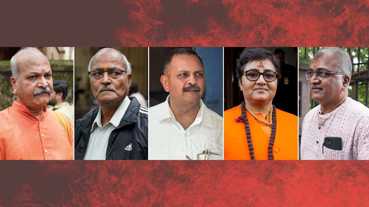 Photos of Malegaon blasts accused who were aquitted