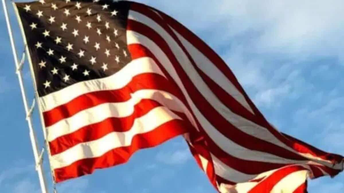 A flag of the United States used for representational purpose