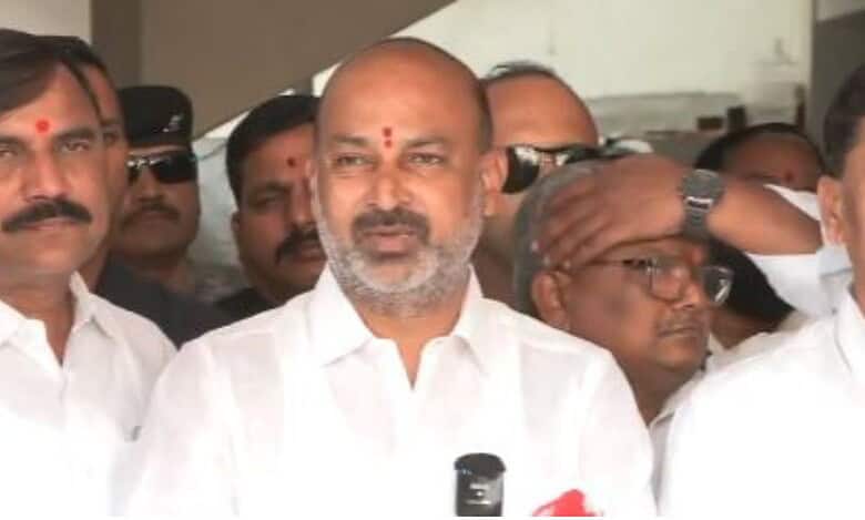 Bandi Sanjay Kumar Addresses the media