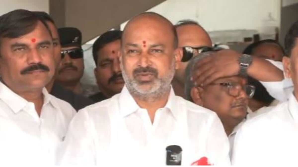 Bandi Sanjay Kumar Addresses the media