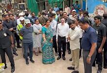 Telangana CM Revanth Reddy conducts a surprise inspection in Balkampet