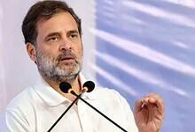 Rahul Gandhi addresses a gathering