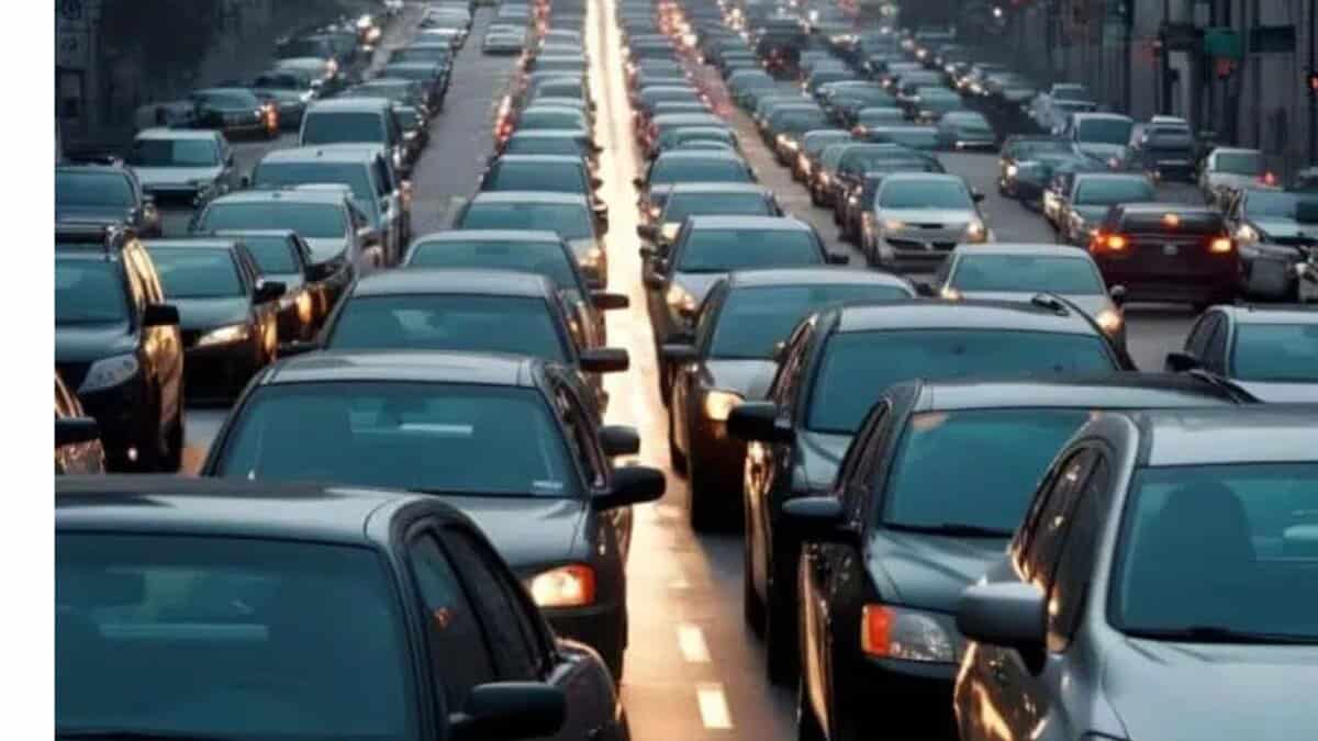 Traffic in Hyderabad