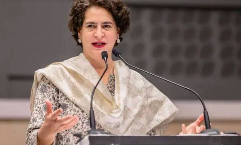Congress leader Priyanka Gandhi