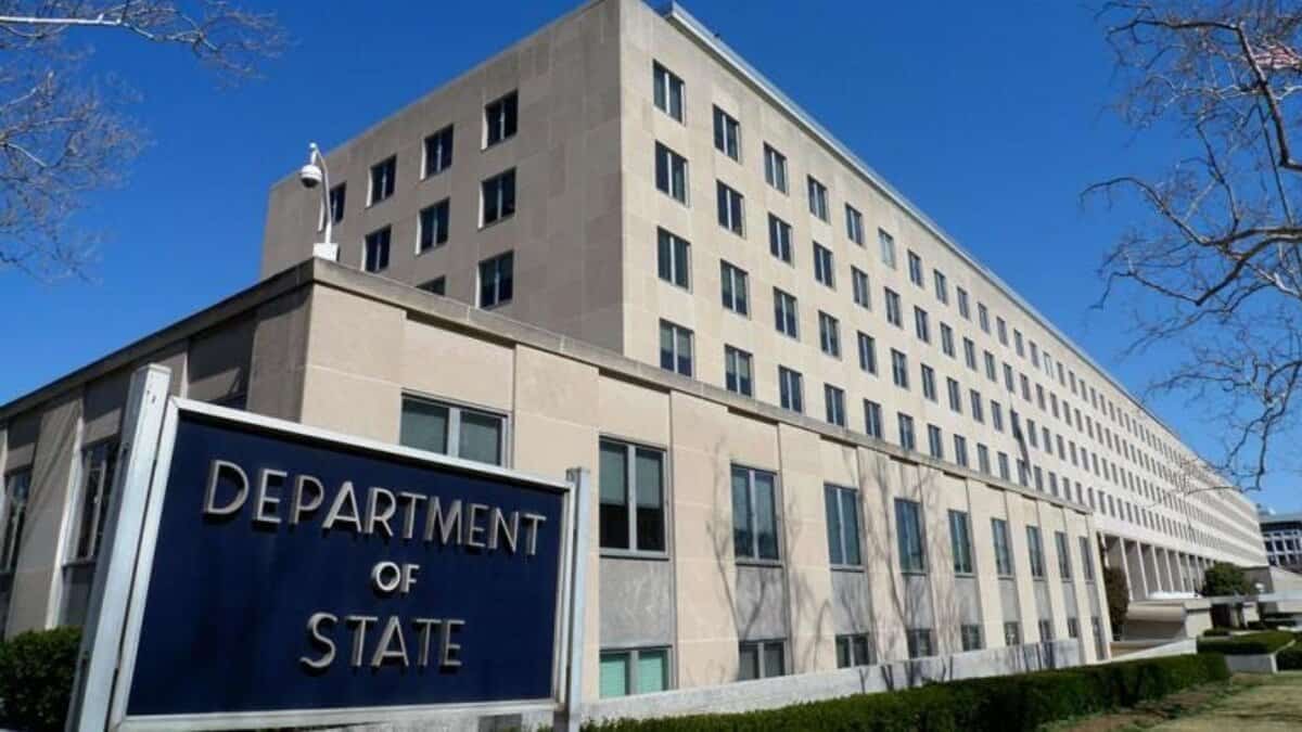 US state department building in Washington
