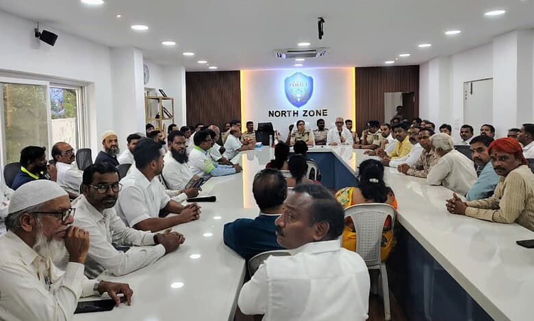 Coordination meeting with 70 peace committees was held on Monday for the upcoming Ganesh Chaturthi in Hyderabad.