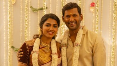 Actor Vishal gets and Sai Dhanshika