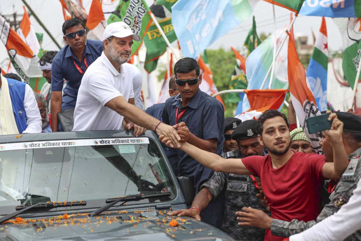 Voter Adhikar Yatra in Bihar