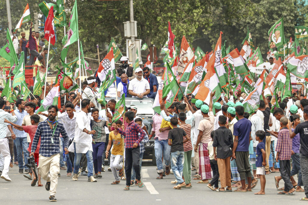 Voter Adhikar Yatra in Bihar