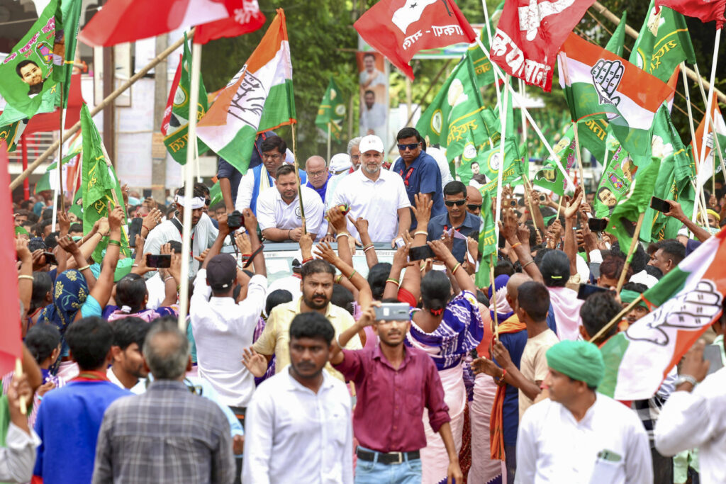 Voter Adhikar Yatra in Bihar