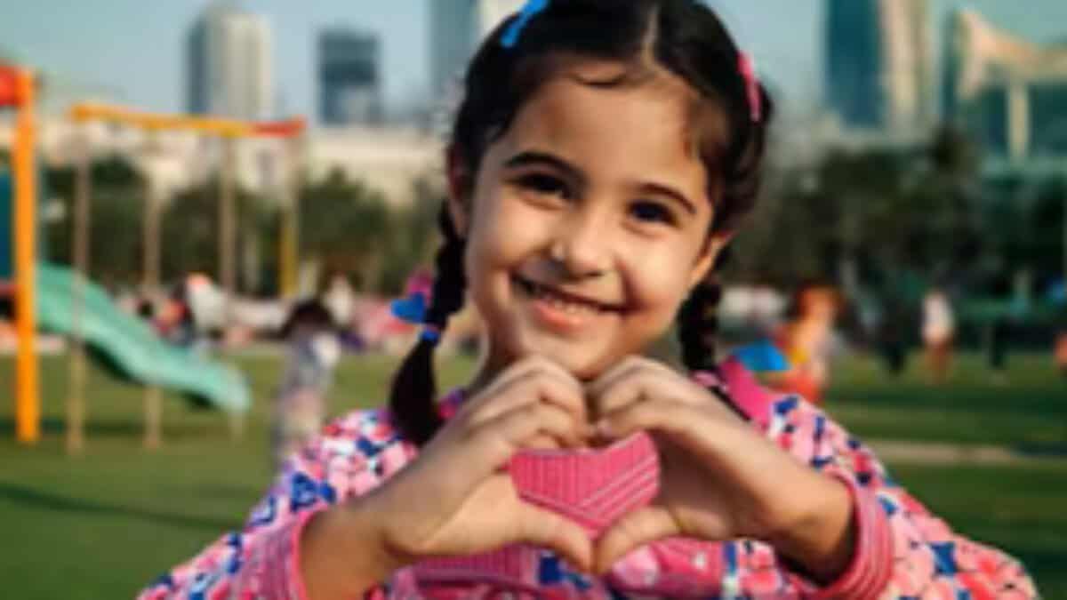 Digital Dubai’s AI-generated character 'The Girl' dressed in modern Emirati attire, representing the first virtual member of the Emirati Family.