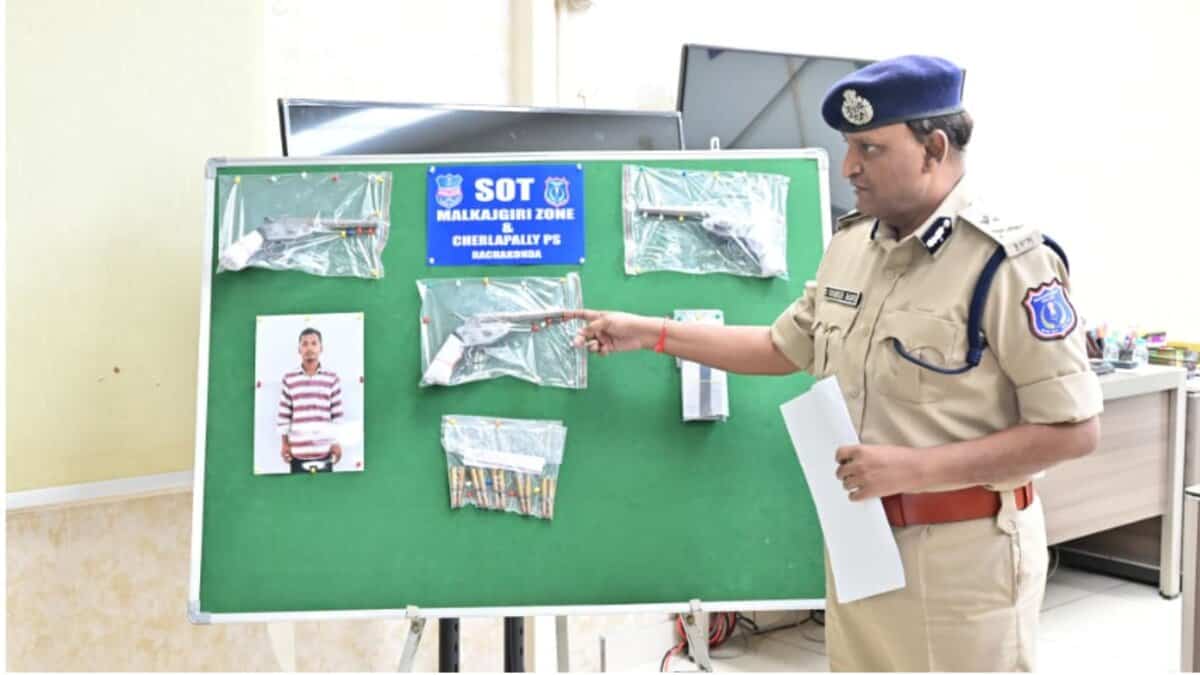 Bihar man held for supplying illegal arms in Hyderabad