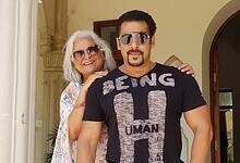 Bina Kak and Salman Khan