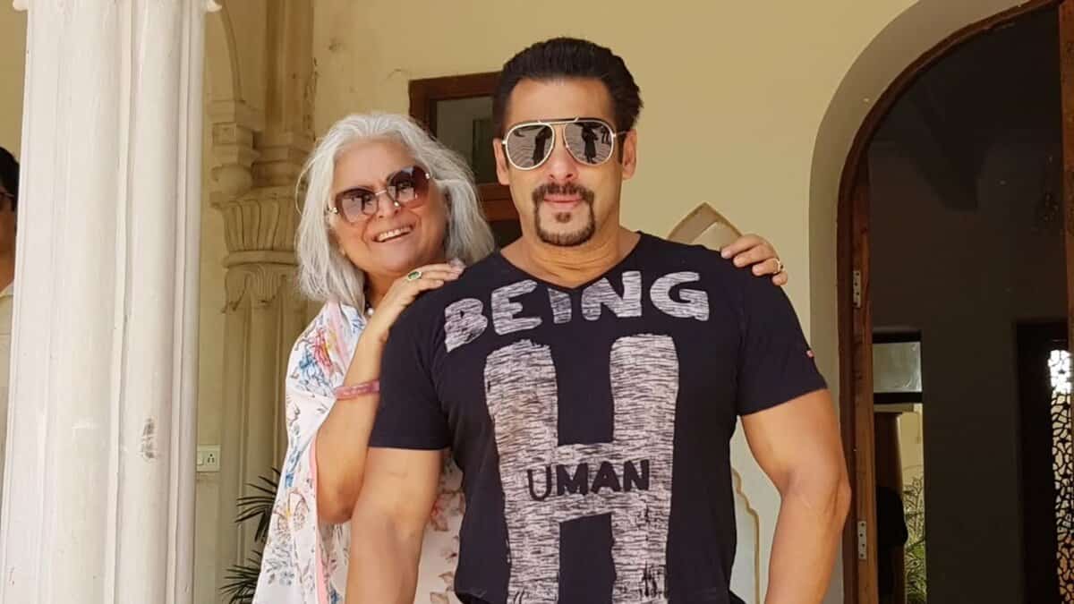 Bina Kak and Salman Khan